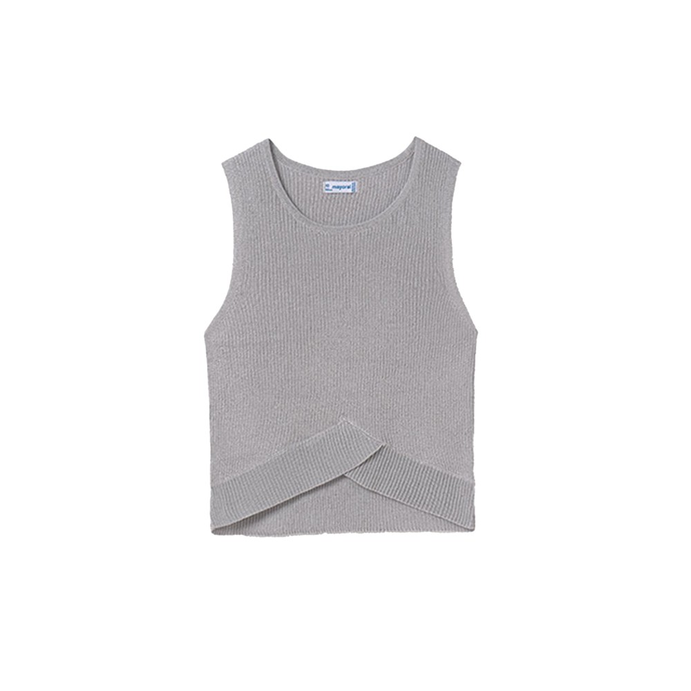 MAYORAL Top argento tricot...
