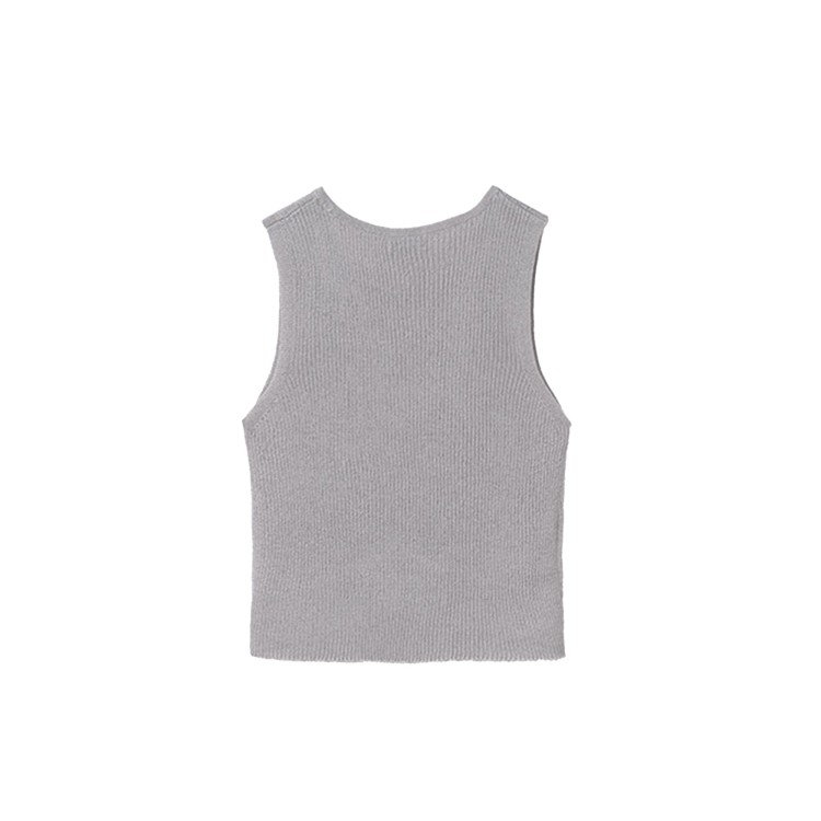 MAYORAL Top argento tricot incrociato bambina