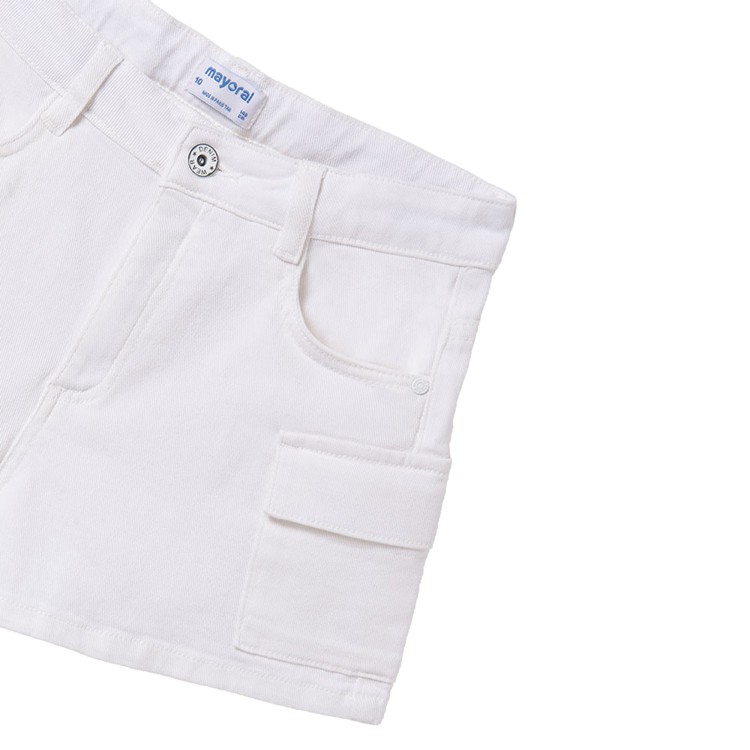 MAYORAL Sherts bianchi cargo bambina