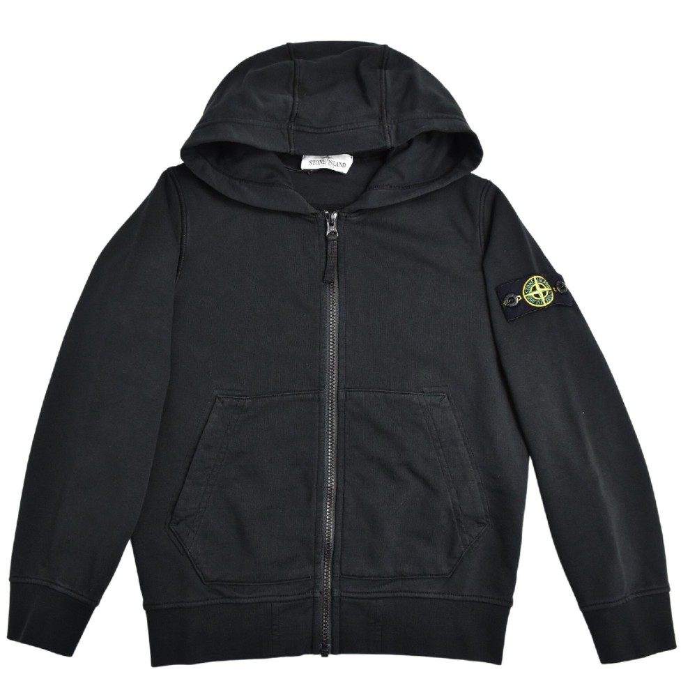 STONE ISLAND Felpa zip con...
