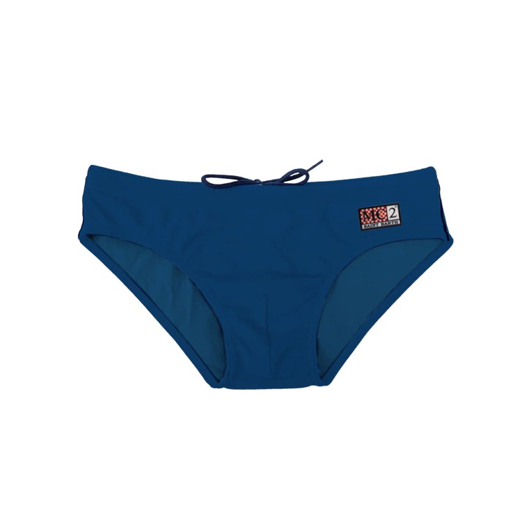SAINT BARTH Slip da bagno blu navy bambino