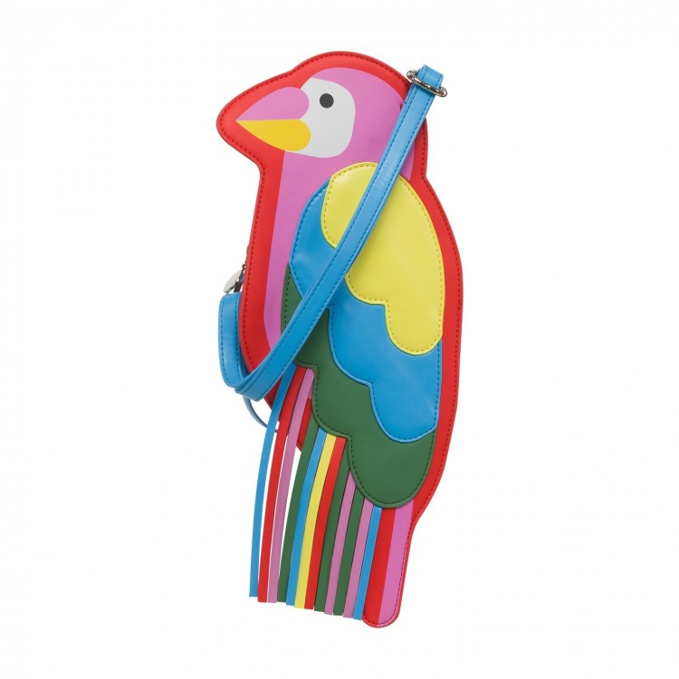 STELLA McCARTNEY Borsa multicolor pappagallo bambina