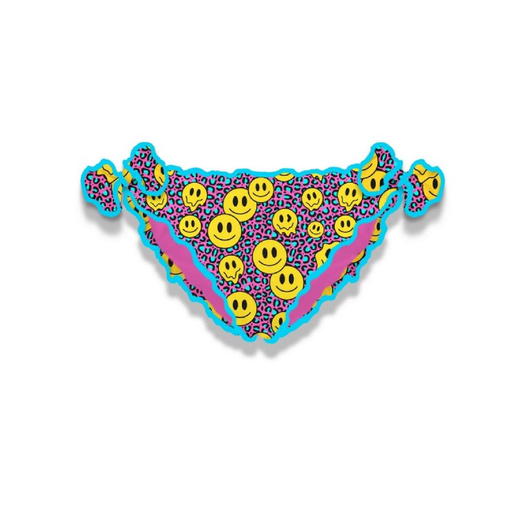 SAINT BARTH Costume multicolor arricciato bambina