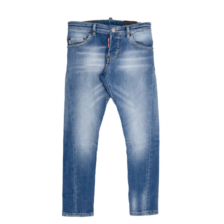 DSQUARED D2P530M TWIST JEAN PANTALONI.BLUE DENIM