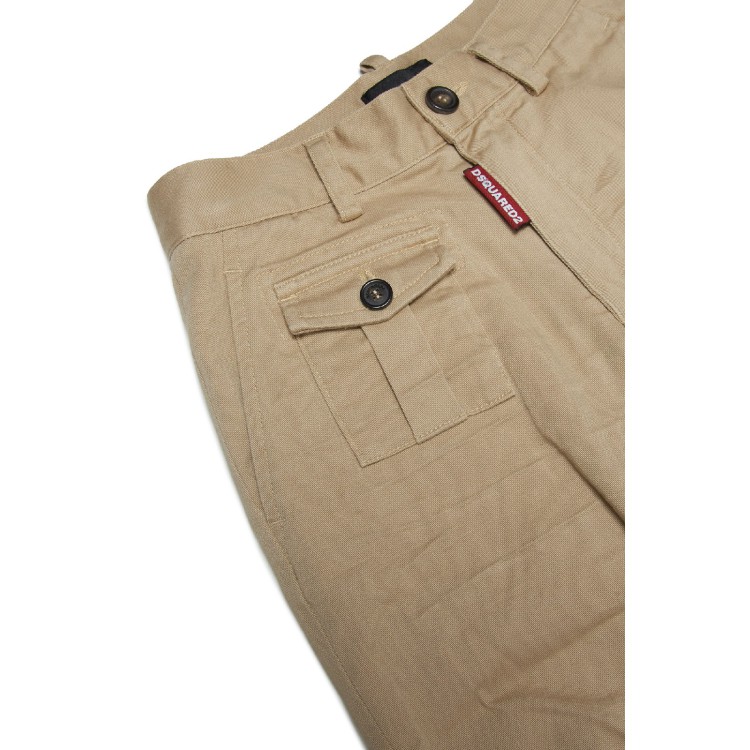 DSQUARED Pantalone beige bambino