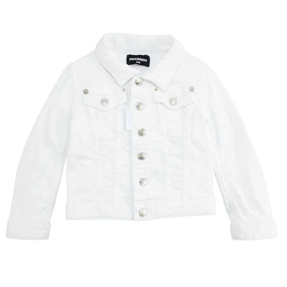 DSQUARED Giacca bianca neonata