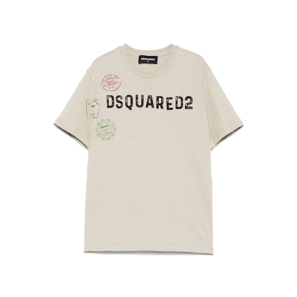 DSQUARED T-shirt tortora...