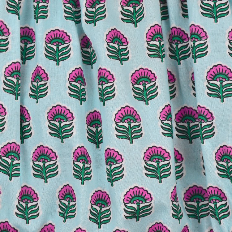 SAINT BARTH Body turchese con stampa all-over neonata