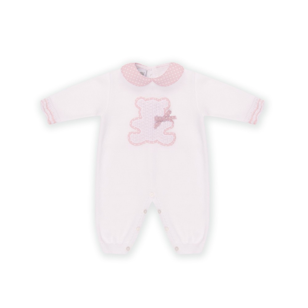 MARLU' Tutina bianca e rosa...