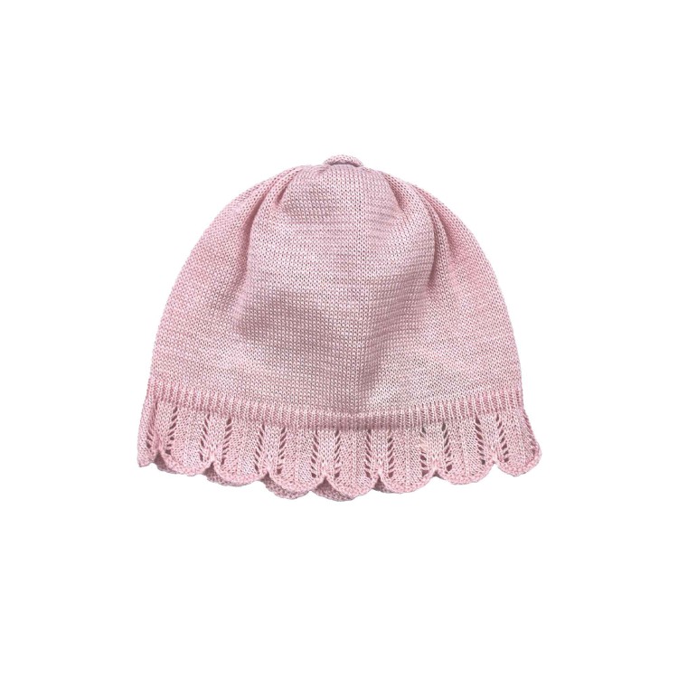 MARLU' Cappellino rosa neonata