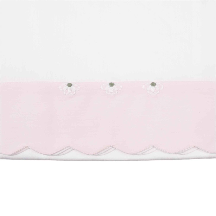 MARLU' Set lenzuolino vaniglia e albicocca neonata