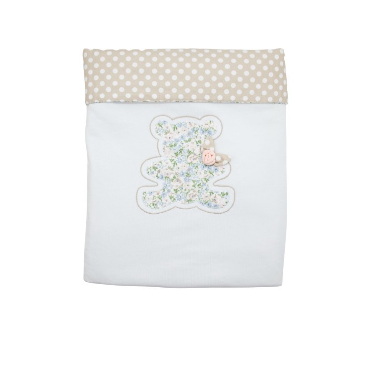 MARLU' COPERTA.BIANCO/ROSA PESCO/NOCE