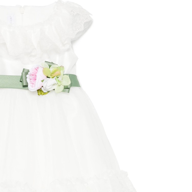 COLORI CHIARI Abito bianco elegante neonata