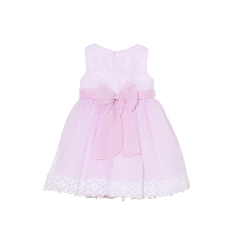 COLORI CHIARI Abito lilla con dettaglio floreale neonata