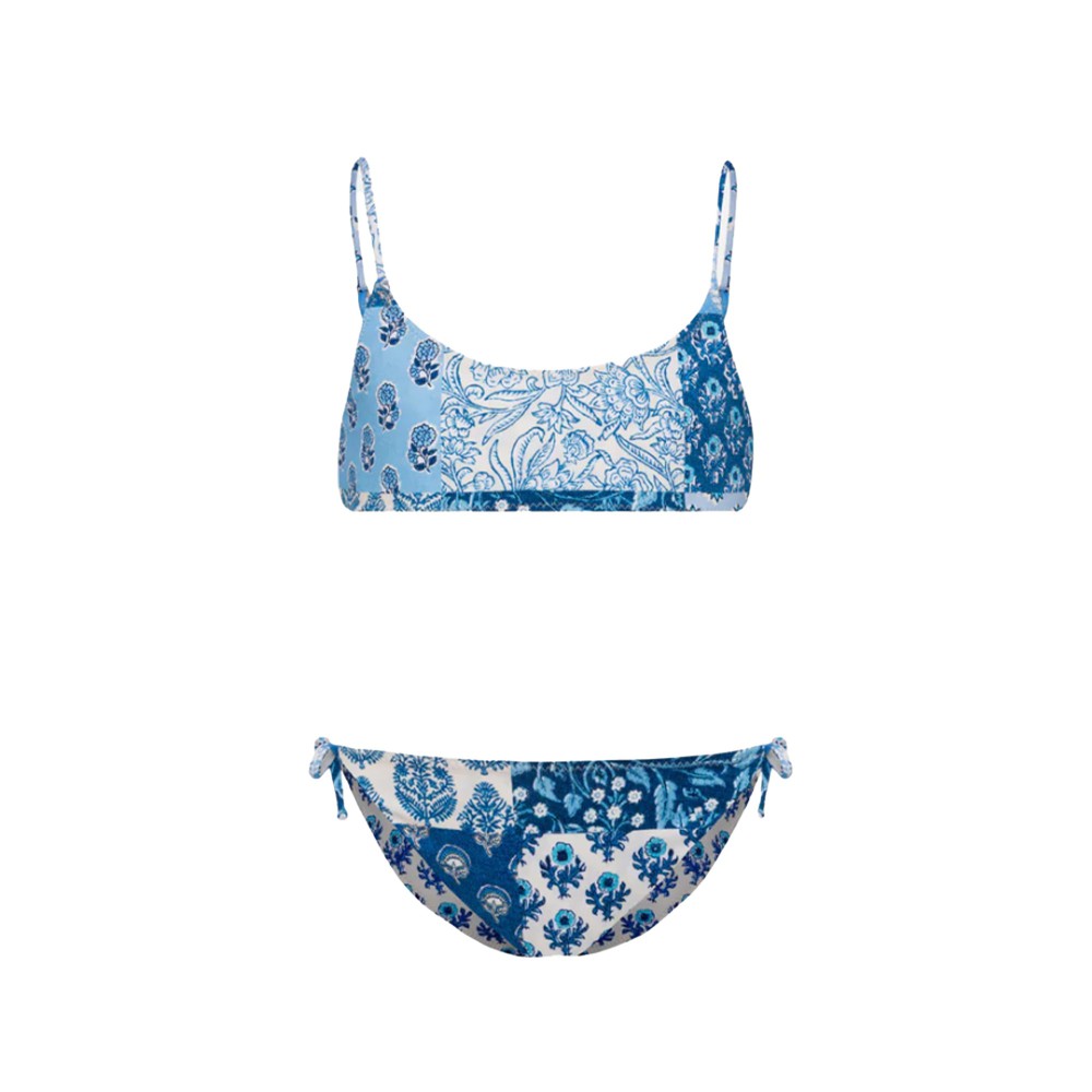 SAINT BARTH Bikini azzurro...