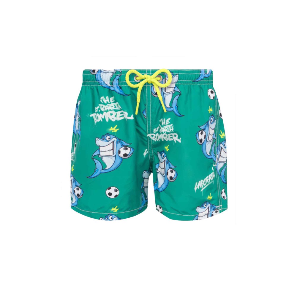 SAINT BARTH Costume verde...