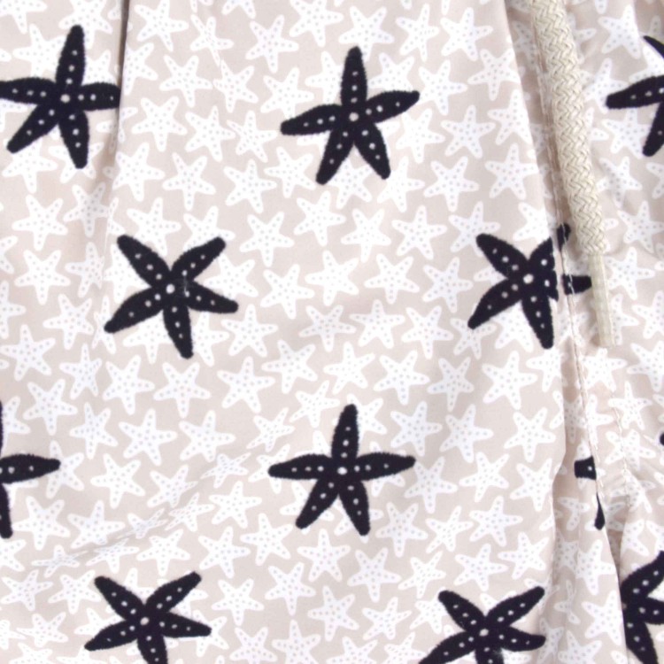 SAINT BARTH Costume panna con stelle marine velvet bambino