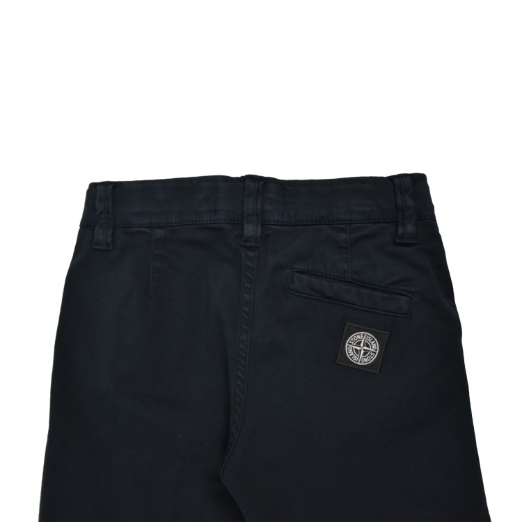 STONE ISLAND Pantaloni regular blu navy bambino