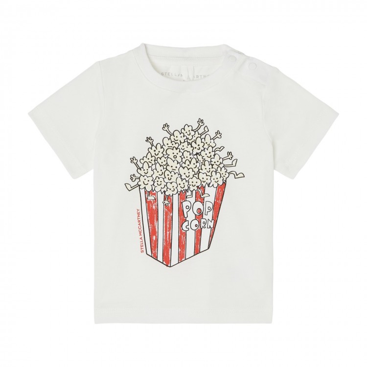 STELLA McCARTNEY T-shirt avorio neonato