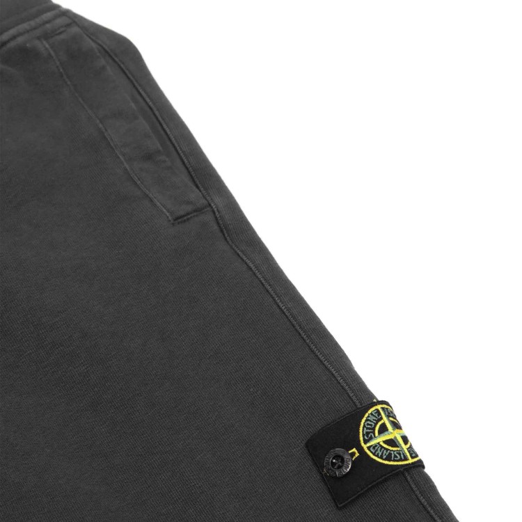 STONE ISLAND Pantaloni sportivi antracite con logo bambini