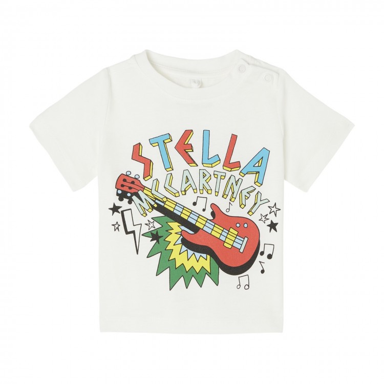 STELLA McCARTNEY T-shirt avorio neonato