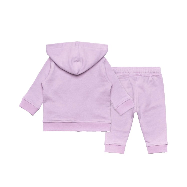 K-WAY Set lilla felpa e pantaloni neonata