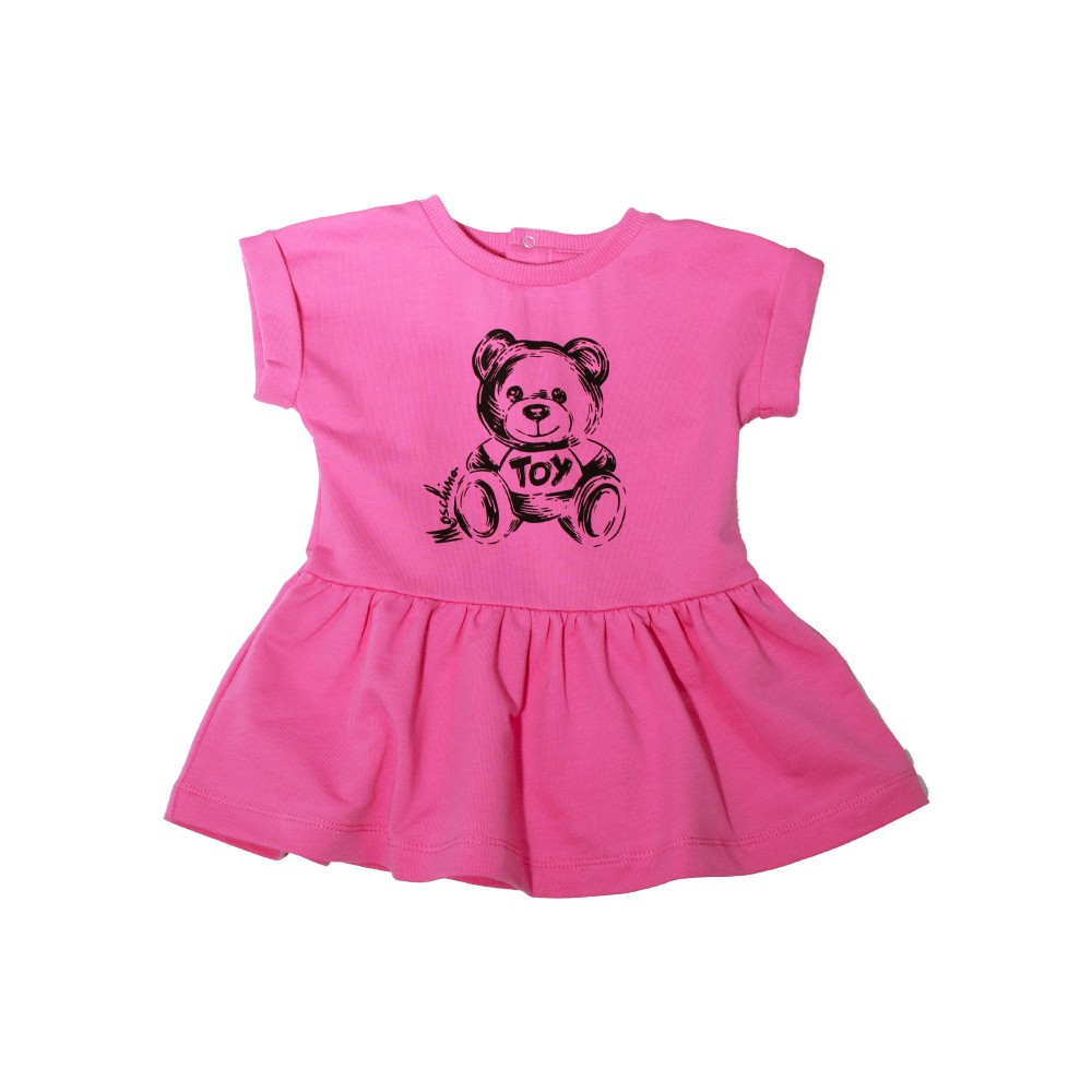 MOSCHINO abito cotone fuxia...