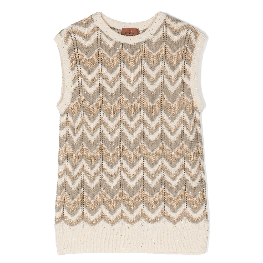 MISSONI Top giromanica...
