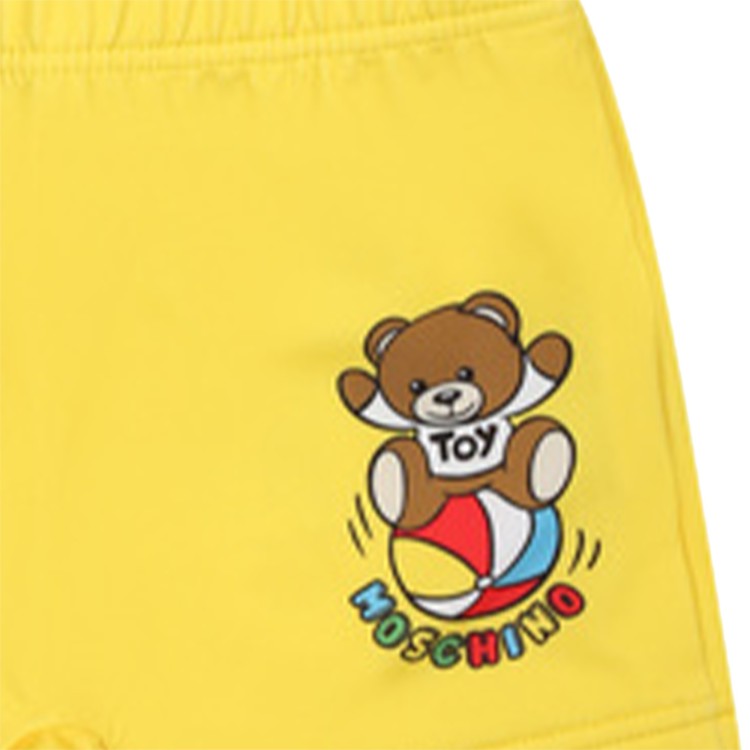 MOSCHINO Costume da bagno Teddy Bear giallo neonato