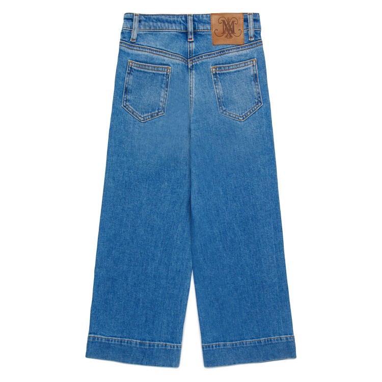 MAX&CO Jeans cropped a gamba ampia bambina