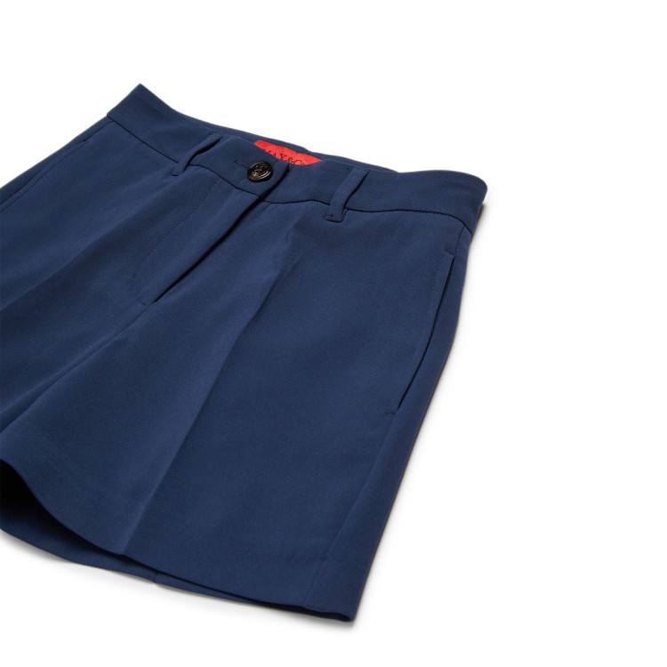 MAX&CO Shorts blu sartoriali a vita media bambina