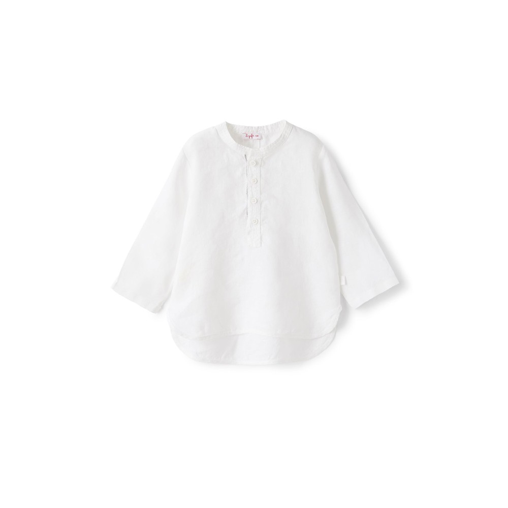 IL GUFO Camicia latte neonato