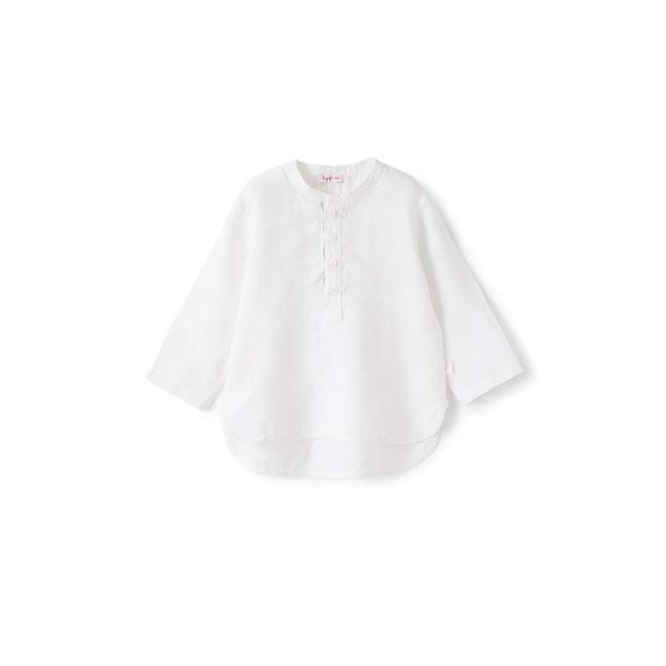 IL GUFO Camicia latte neonato