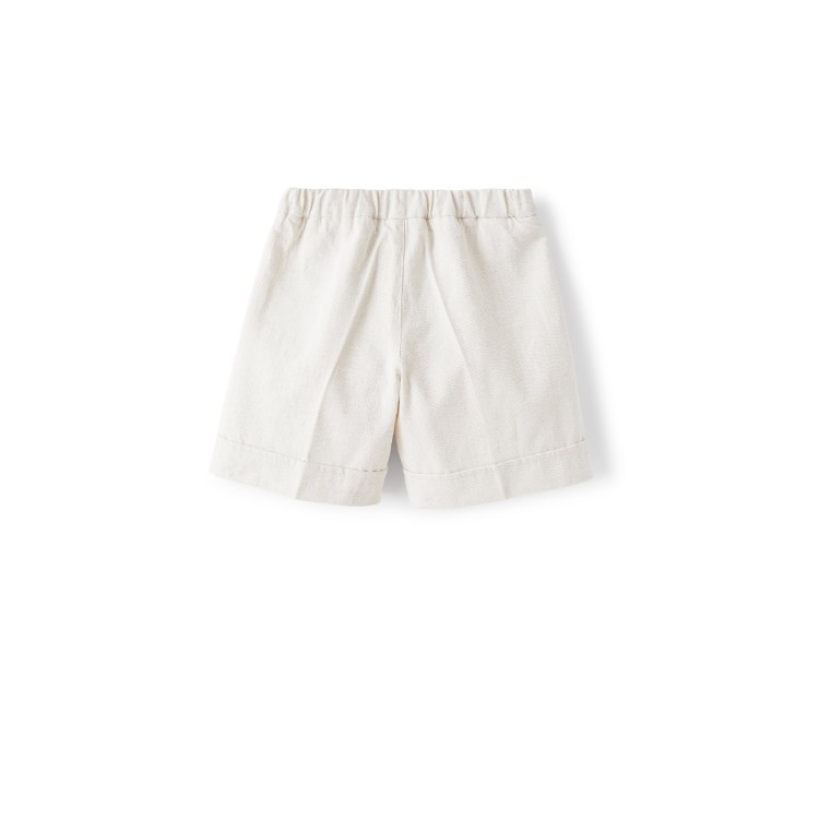 IL GUFO Bermuda panna bambino