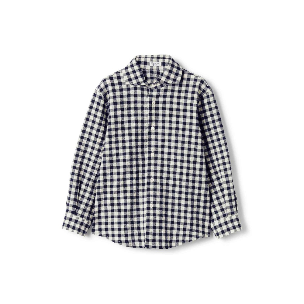 IL GUFO Camicia blu a...