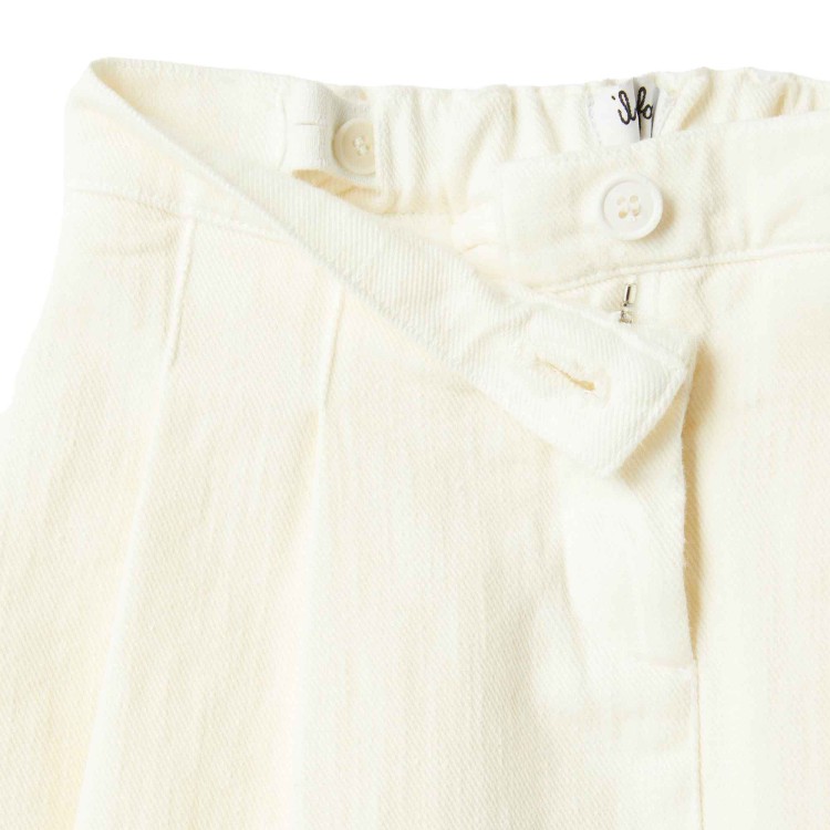 IL GUFO Gonna latte in cotone bambina