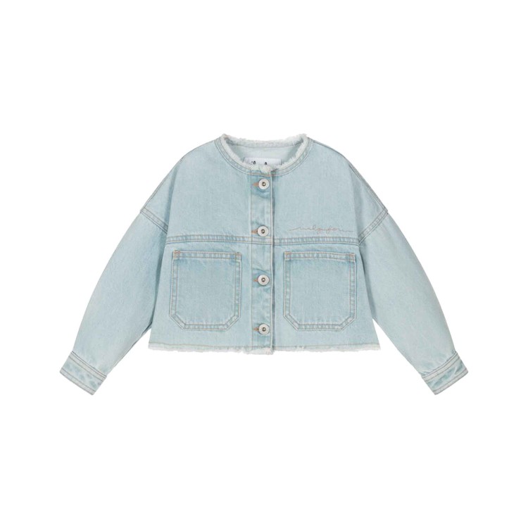 IL GUFO Giacca di jeans corta bambina