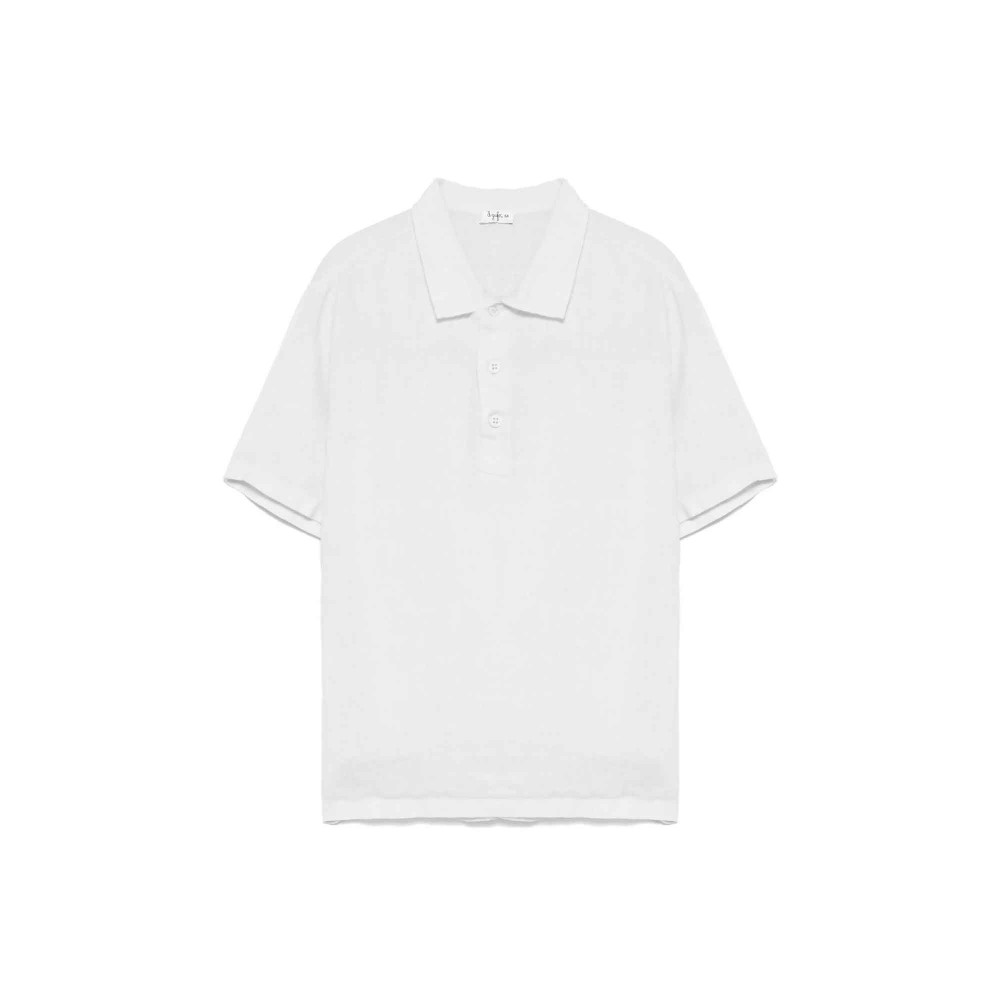 IL GUFO Polo bianca a...