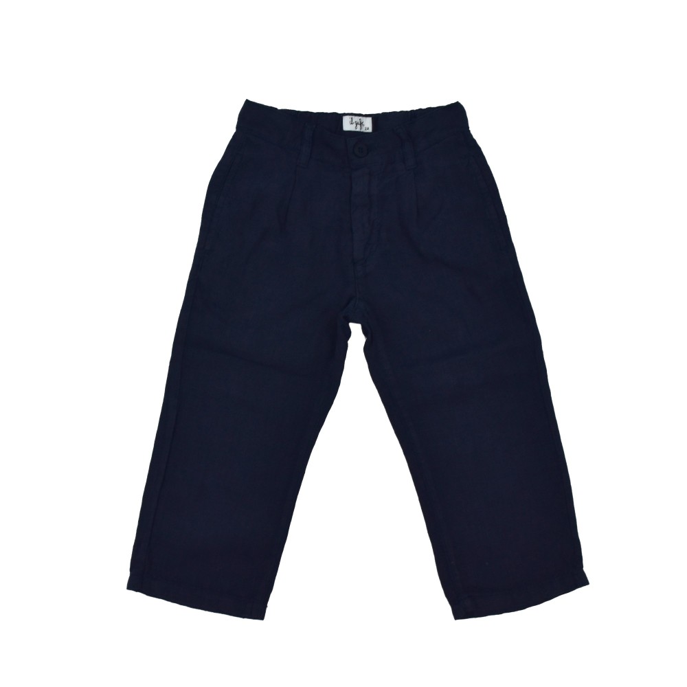 IL GUFO Pantaloni blu navy...