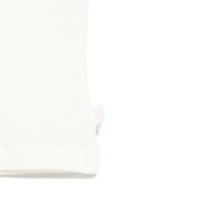 IL GUFO T-shirt bianca smanicata bambina