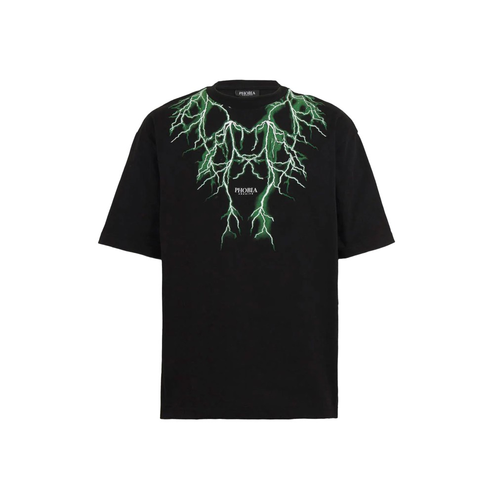 PHOBIA T-shirt nera con...