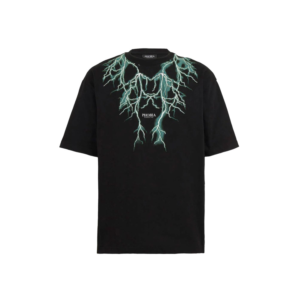 PHOBIA T-shirt nera con...