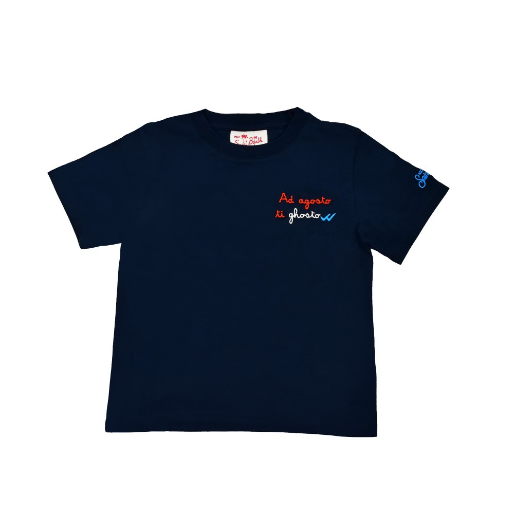 SAINT BARTH T-shirt blu...