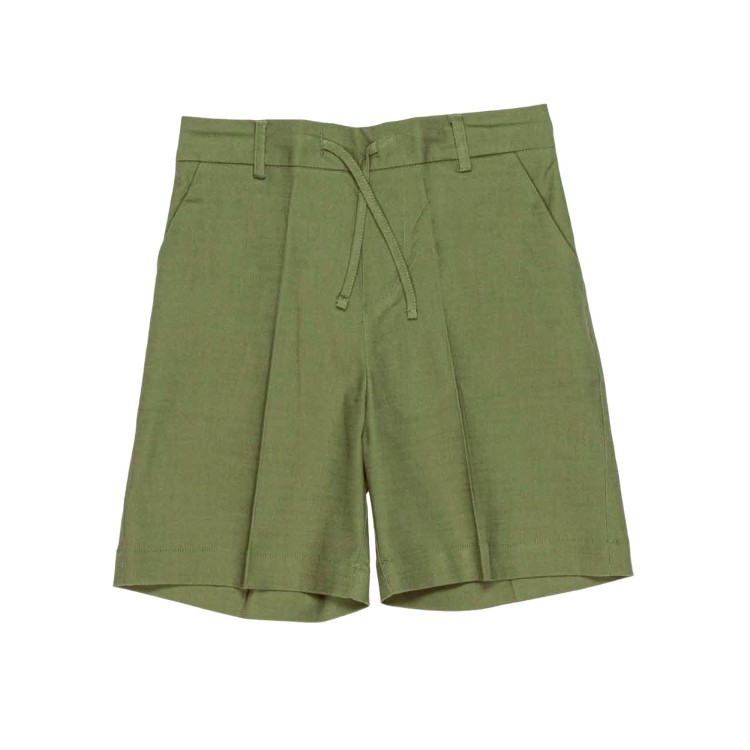 PAOLO PECORA Bermuda verde con coulisse bambino