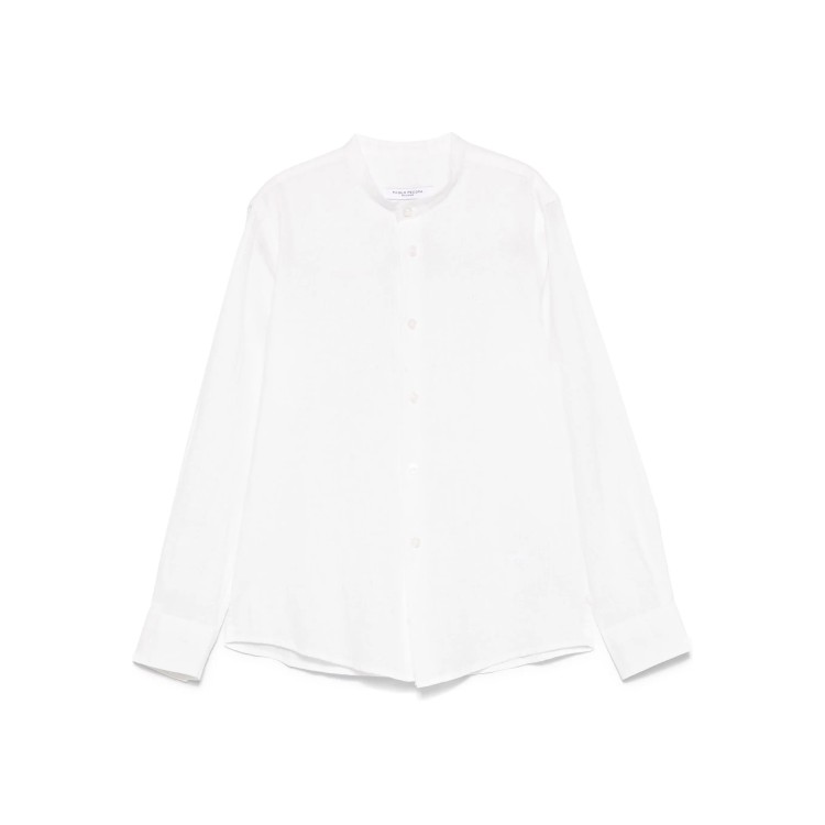 PAOLO PECORA Camicia bianca con ricamo bambino