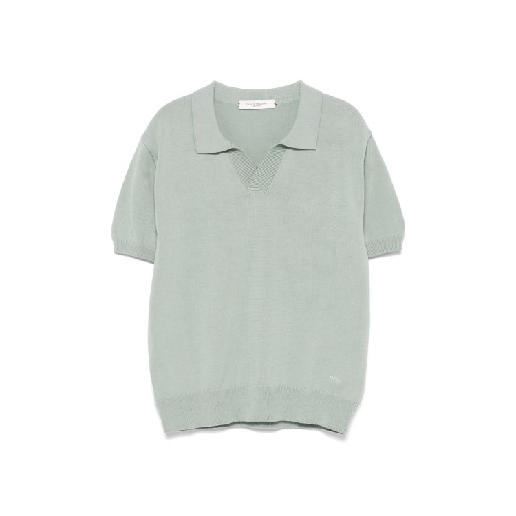 PAOLO PECORA Polo salvia a maniche corte bambino