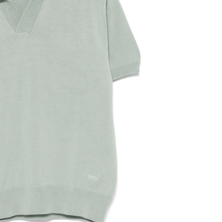 PAOLO PECORA Polo salvia a maniche corte bambino