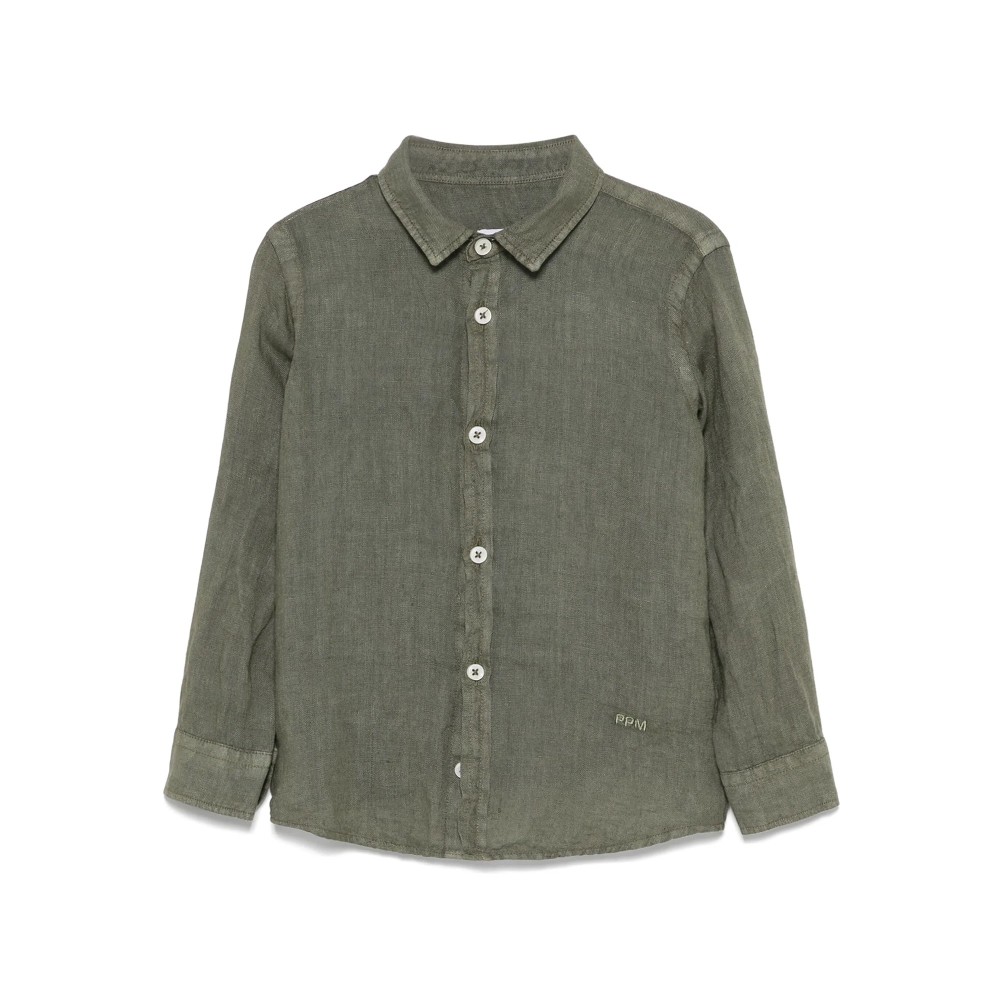 PAOLO PECORA Camicia verde...