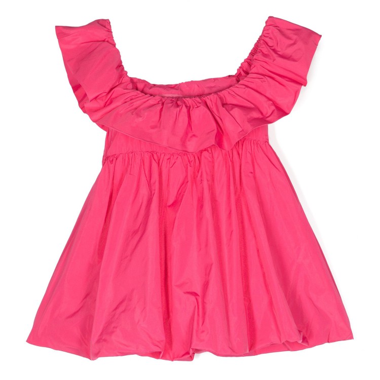 MSGM Abitino scollato fucsia per bambina