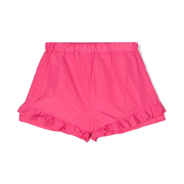 MSGM Short elasticizzati fuxia per bambina
